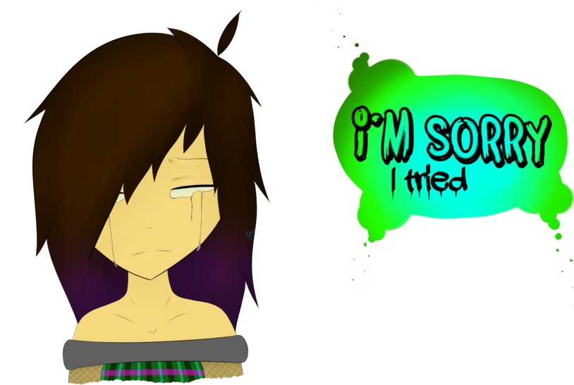 I'm Sorry, I Tried By Dez23hd - Cartoon (1024x754)