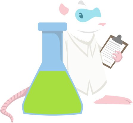 Science Clipart Rat - Science Rat (500x500)