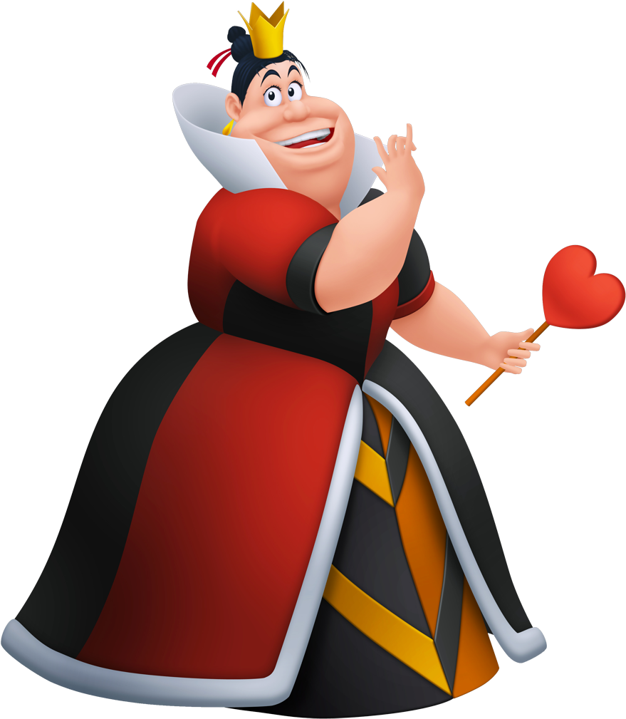 Alice In Wonderland Queen Of Hearts Png Clipart Image - Queen Of Hearts Alice In Wonderland Png (893x1022)