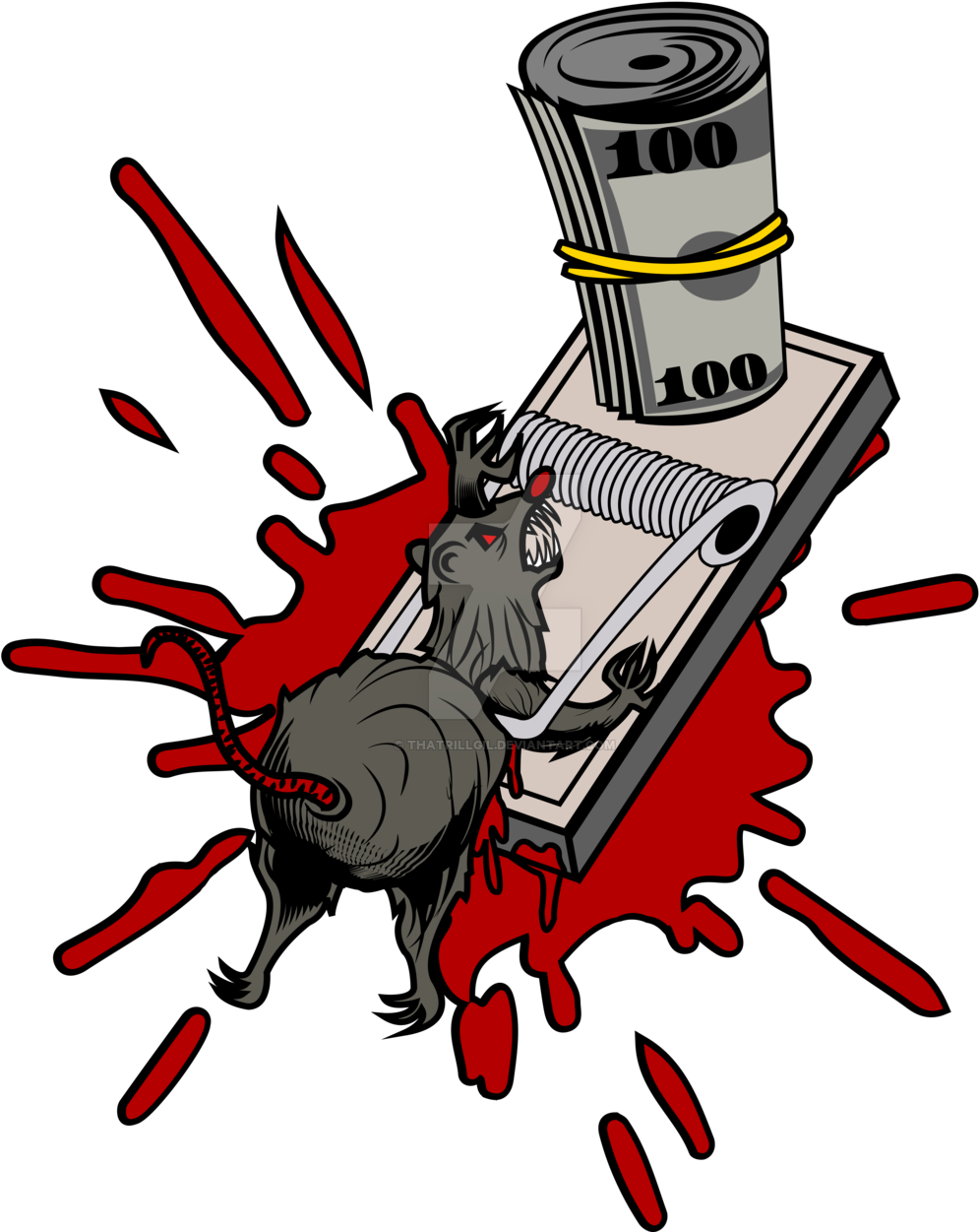 Rat Trap By Thatrillgil Rat Trap By Thatrillgil - Trap Cartoon Png (1024x1290)