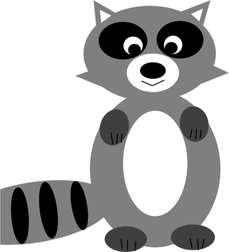 Raccoon Clipart Raccoon Clip Art At Clker Vector Clip - Clip Art (1024x1024)