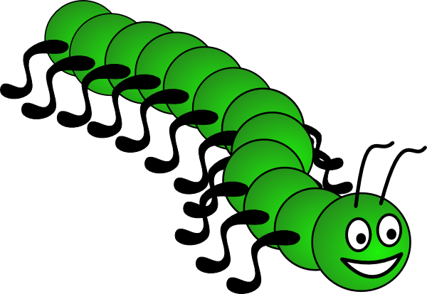Clip Art Centipede (600x414)