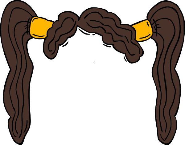 Hair Clip Art At Clker Com Vector Online Royalty Free - Hair Clipart Png (600x470)