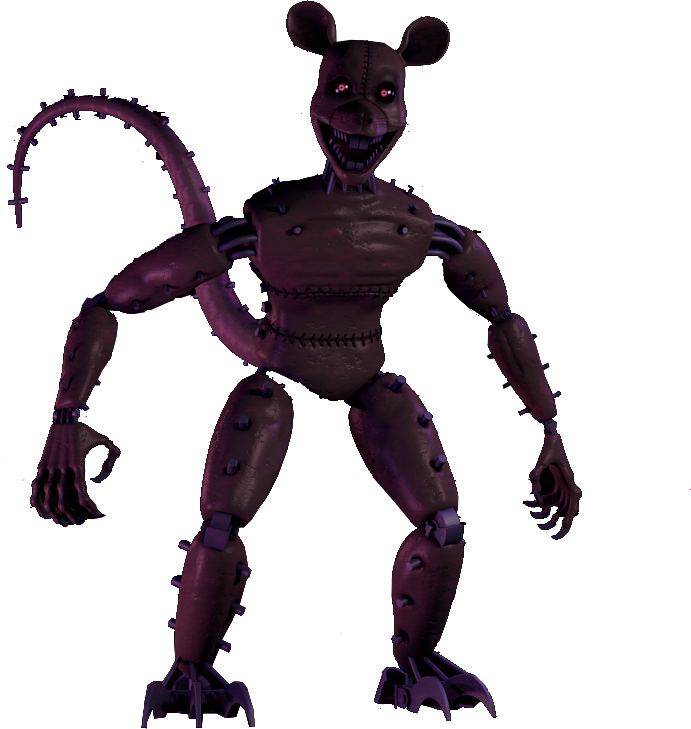 Monster Rat By Yinyanggio1987 - Five Nights At Candy's 3 Monster Rat (691x729)