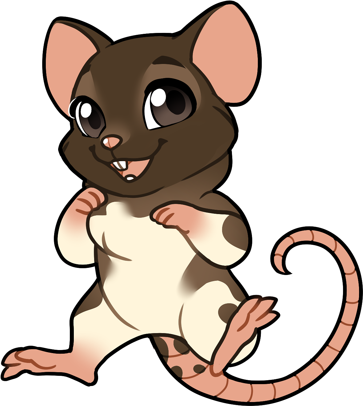 Furvilla Rat - Sticker - Chibi Sticker Furvilla (1350x1350)