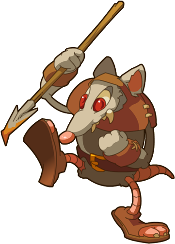 Sick Grossewer Rat - Rata Dofus (500x500)
