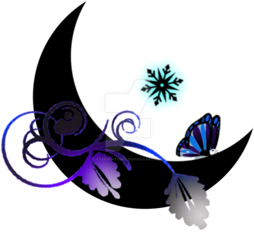 Queen Mab Clipart 3 By Charles - Crescent (900x817)