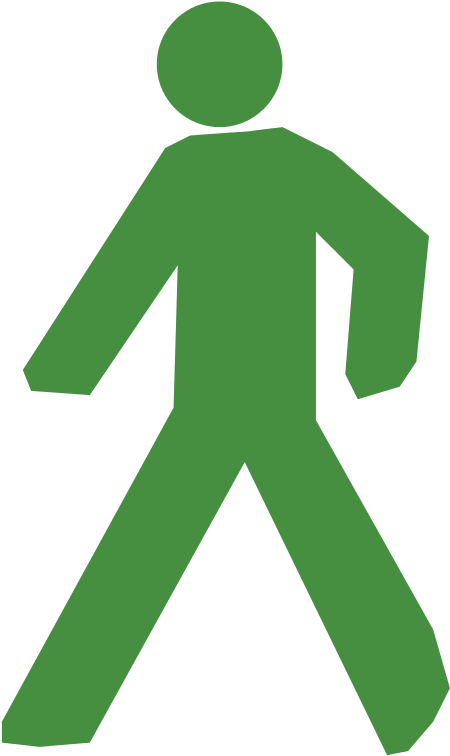 File - Walk Icon - Svg - Person Walking Icon Png (768x768)