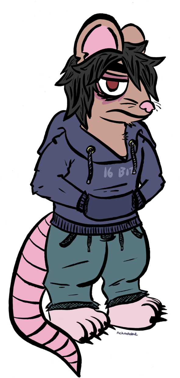 Matt- The Rat That Time Forgot By Nekronome - Matt The Rat (632x1264)