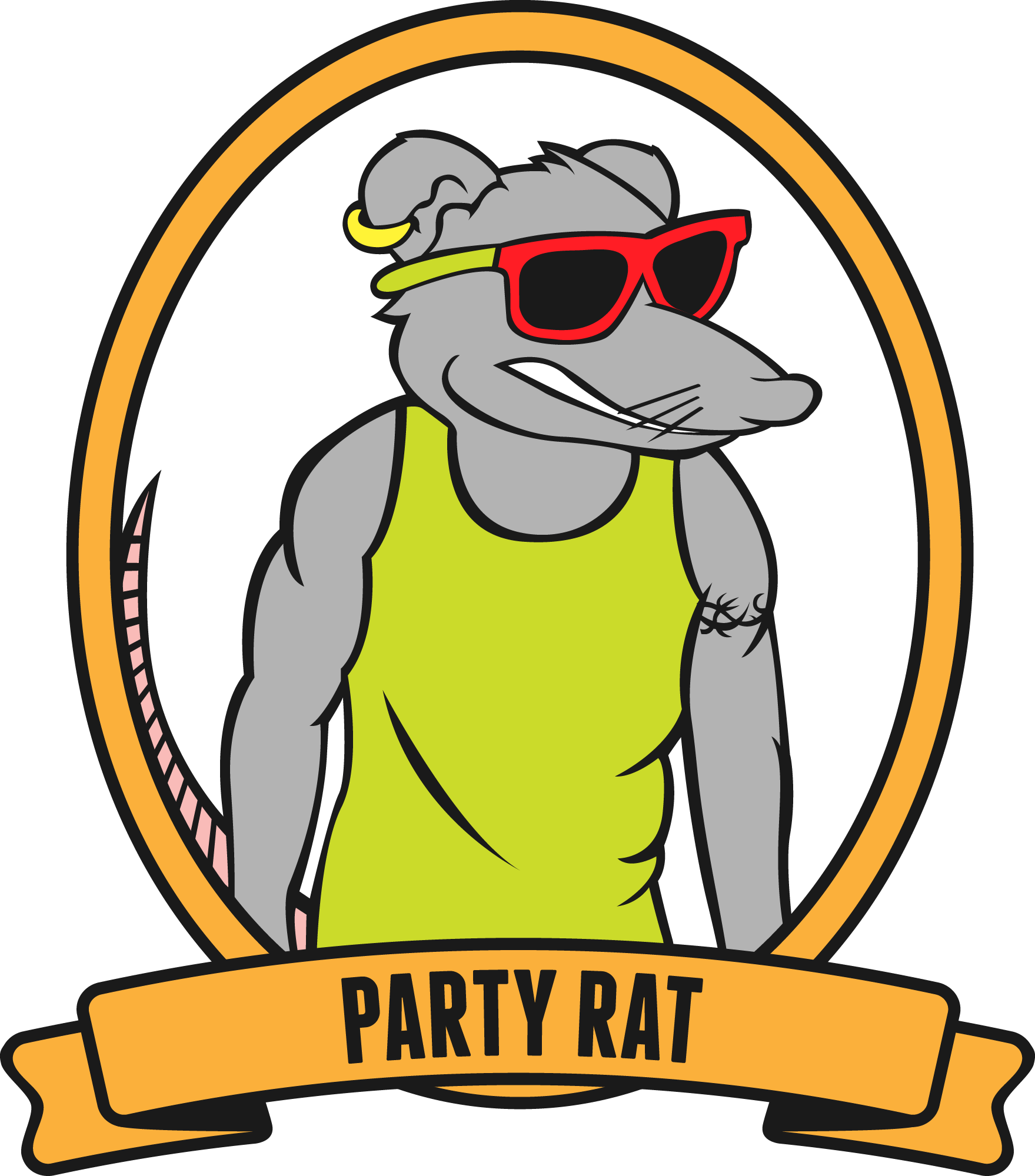 Social Drinking Is At The Core Of His Being - Rats Beer (1759x1999)