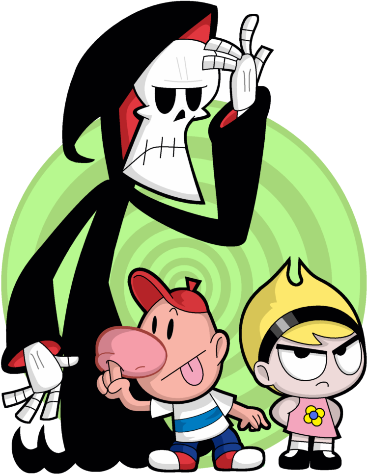 Cartoon Network Week 03 Grim Adventures By The Driz - Cartoon Network Grim Reaper (815x1000)