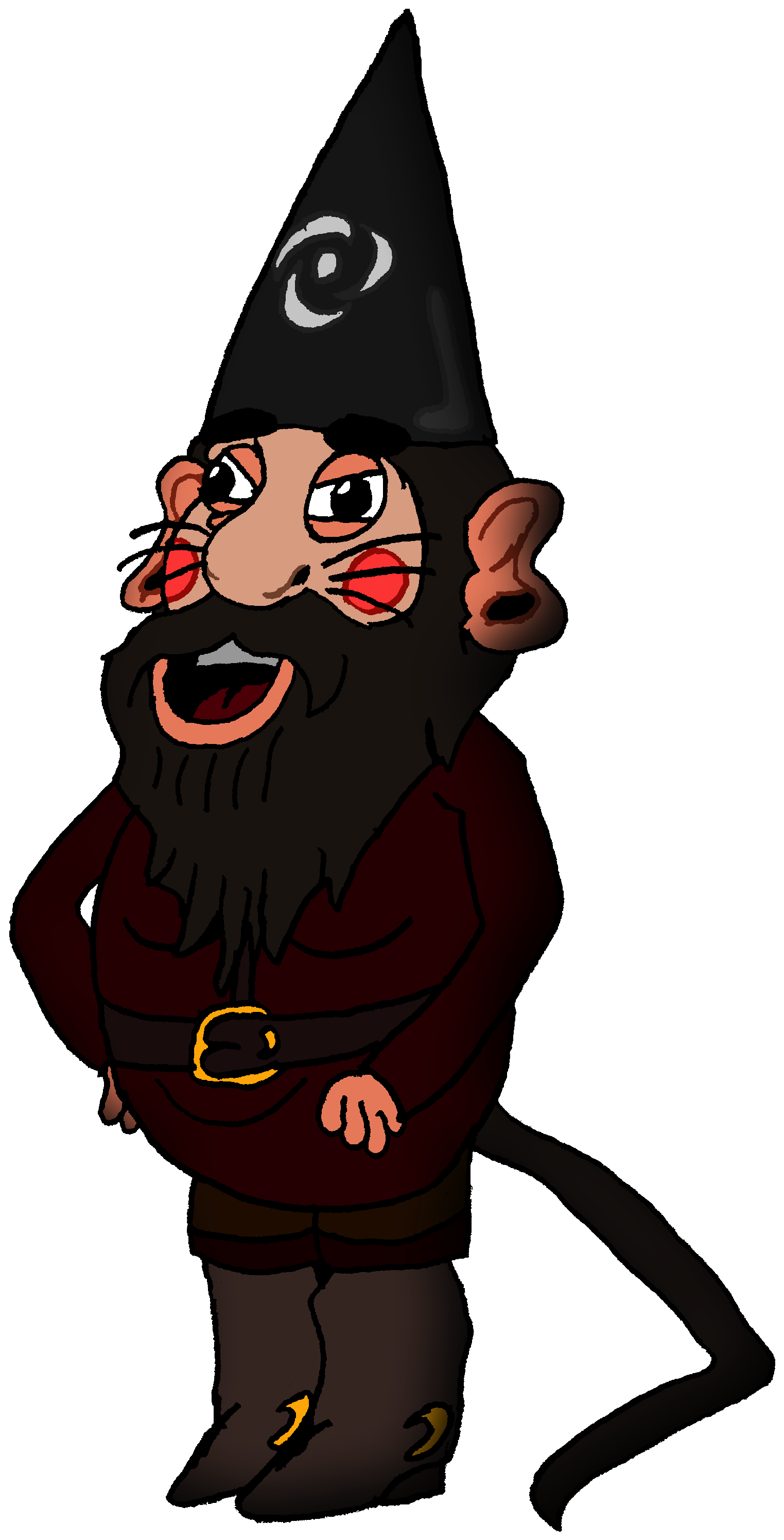 The Rat-gnome Hybrid By Genlems5ever - Illustration (1988x3124)
