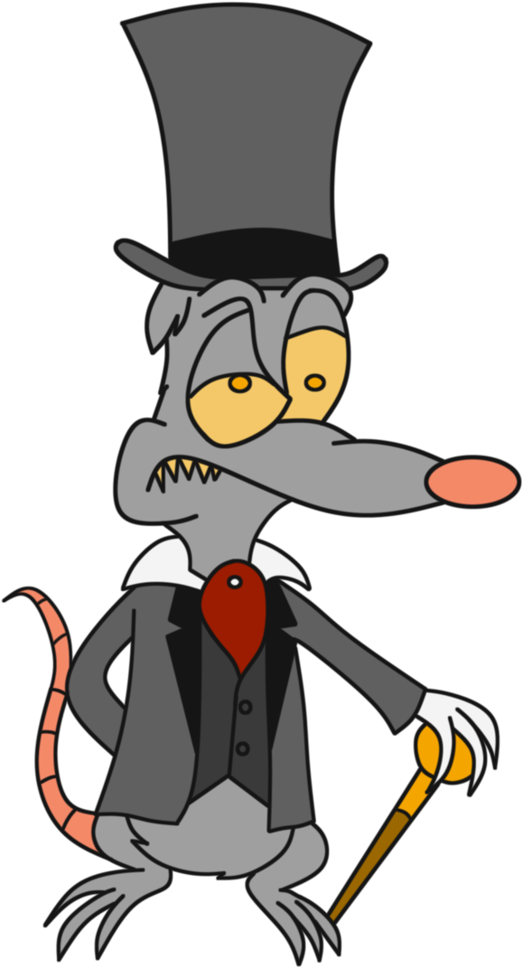 Posh Rat By Sumperson - Cartoon (661x1207)