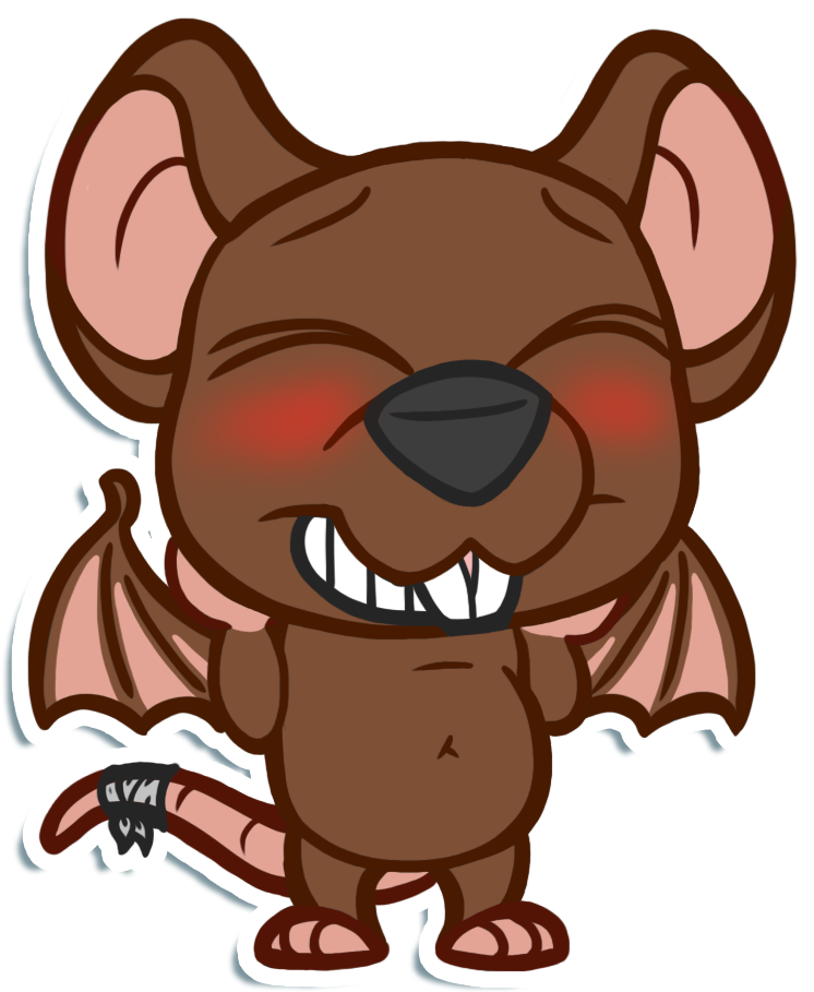 Plague Rat Telegram Sticker By Beaveresque - Cartoon (812x929)