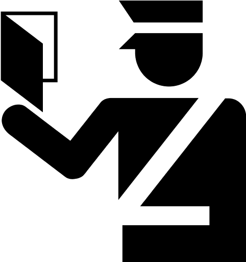 Pass, Passport, Police Icon - Immigration Symbol (512x512)