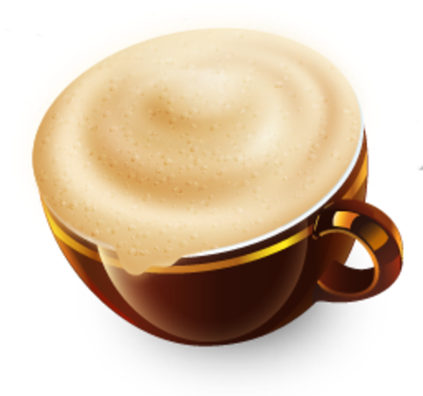 Cappuccino Vector Png (600x600)