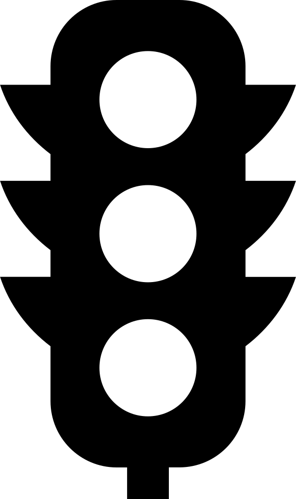Lights, Meanicons, Traffic Light Icon - Traffic Light Icon .png (582x980)