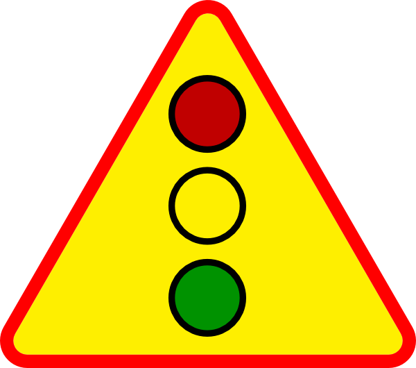 Free Vector Traffic Light Sign Clip Art - Traffic Light Clip Art (600x530)