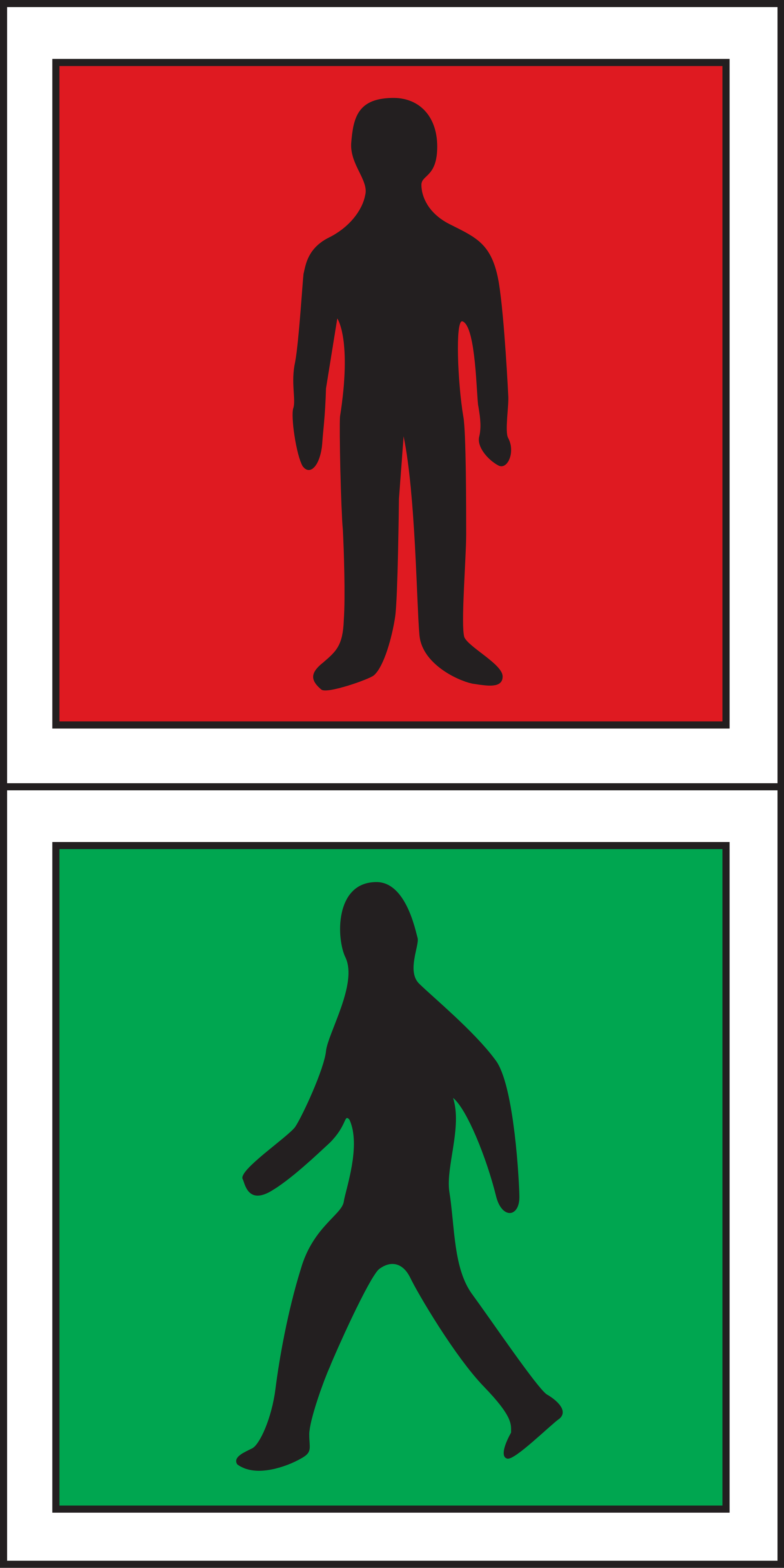 Korea Traffic Safety Sign - Traffic Signs For Pedestrians (2000x4000)