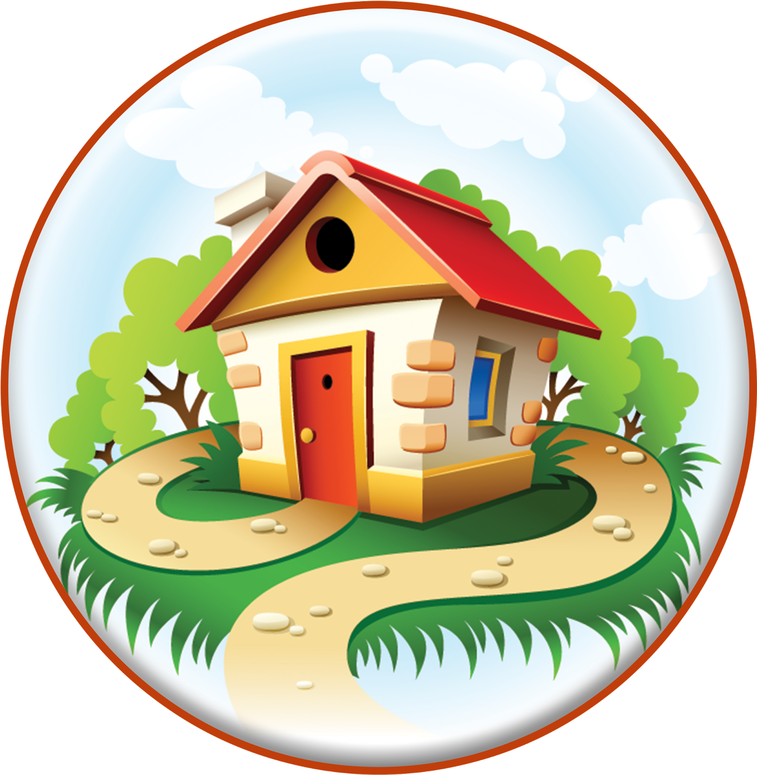 Princess And Fairytale Clipart Is It For Parties - Imagen De Casa De Cuentos (1566x1600)