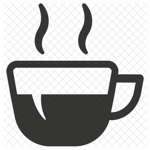Hot Coffee Icon - Vector Graphics (512x512)