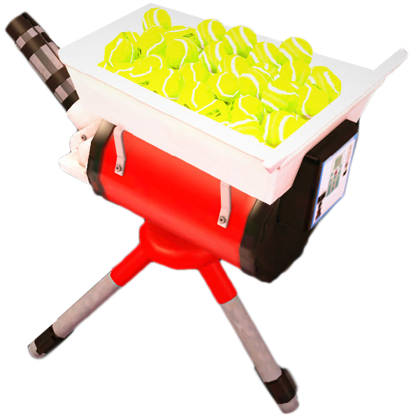 Tennis Ball Launcher - Paint Tools (588x597)