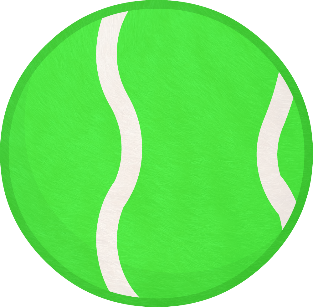 Tennis Ball Side - Inanimate Objects Tennis Ball (1000x981)