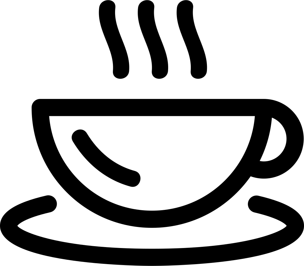 Hot Coffee Mug Outline Comments - Coffee Outline (980x858)