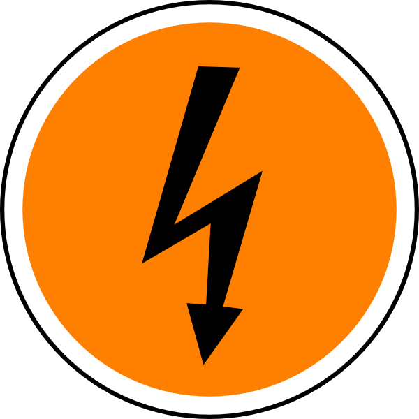 Bright Ideas Energy Clipart Clip Art At Clker Com Vector - High Voltage Vector (600x600)