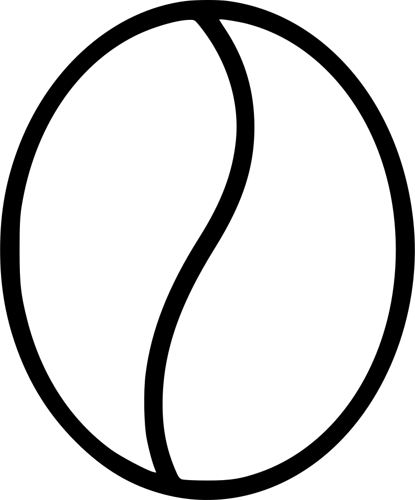 Coffee Bean Comments - Coffee Bean Outline Png (814x980)
