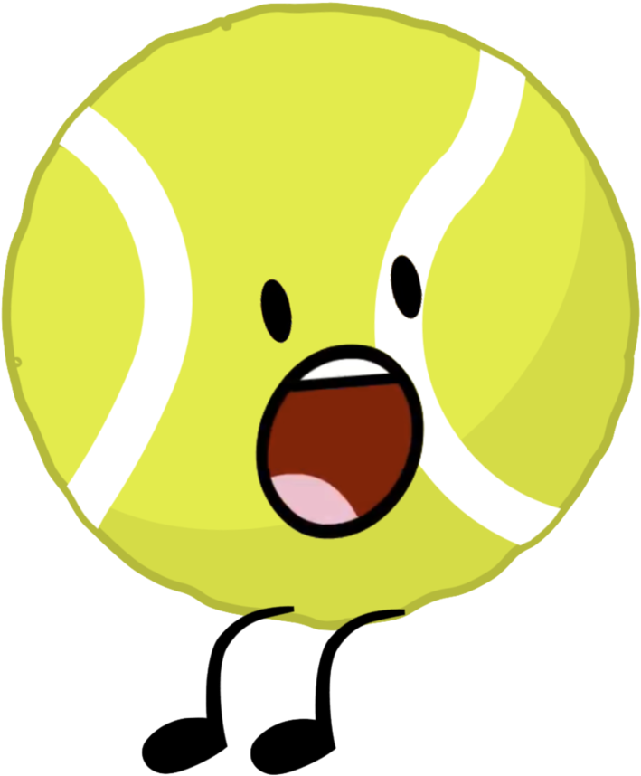 Bfb Tennis Ball Intro Pose By Coopersupercheesybro - Battle For Dream Island (898x890)