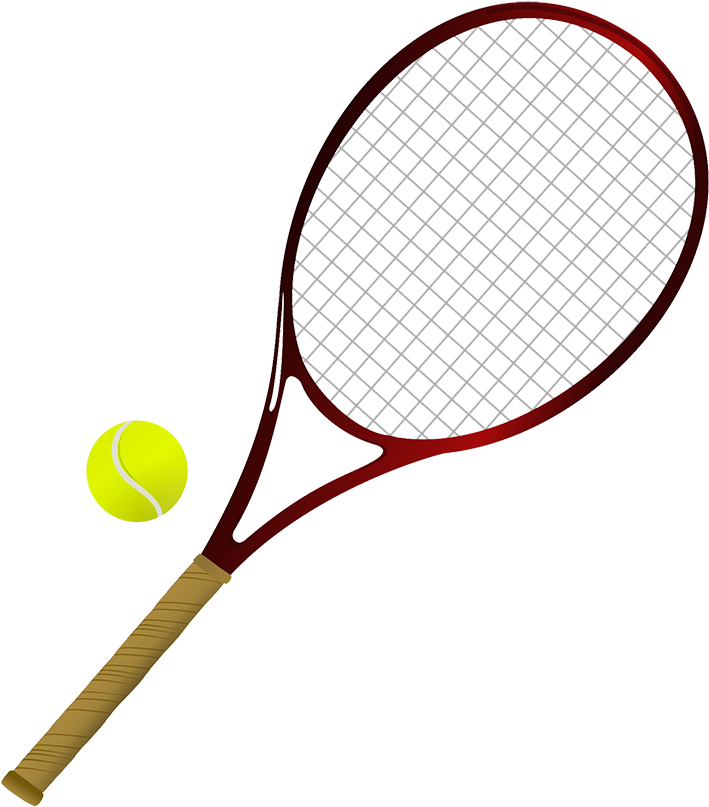 Tennis Items Png - Raquette De Tennis Et Balle (886x886)