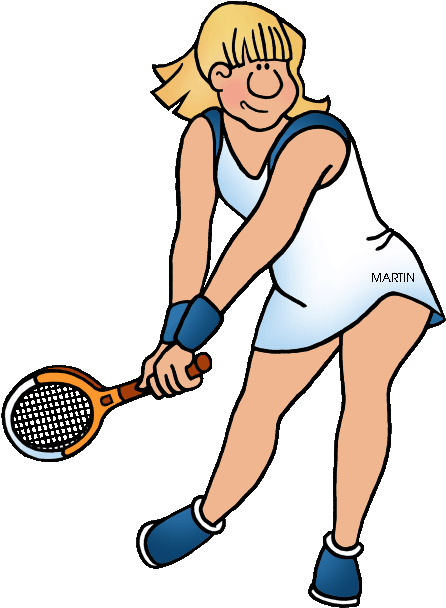 Famous People From Florida Chris Evert - Tennis Clipart Martin (463x648)