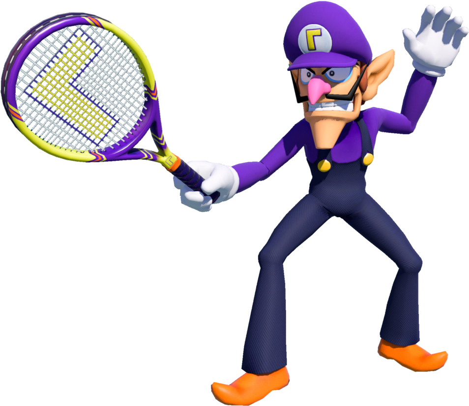 Waluigi Mario Tennis Ultra Smash - Waluigi Mario Tennis Ultra Smash (1024x925)
