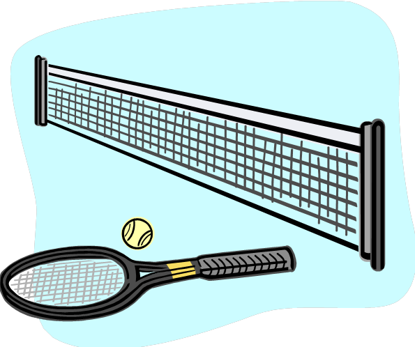 Tennis Ball Raquet Net - Norristown Pal (595x498)