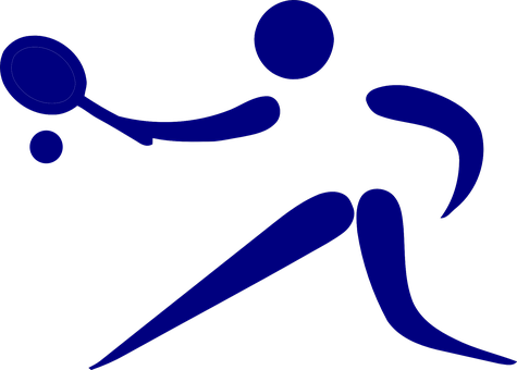 Tennis Racket Game Sports Net Player Compe - Tennis Pictogram (475x340)