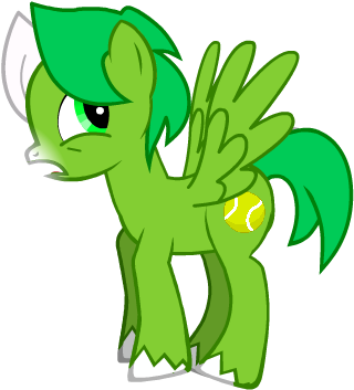 Tennis Ball Mlp By Thedrksiren - Cartoon (830x650)