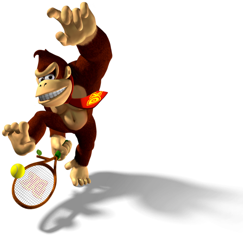 Dk Mpt Artwork - Mario Tennis Donkey Kong (793x768)