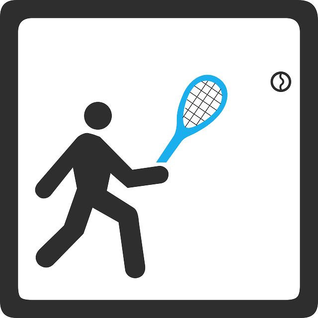 Symbol, Sport, Ball, Tennis, Racket, Sports - Tennis Court Symbol (640x640)