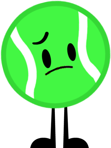 Tennis Ball - Inanimate Objects 3 Tennis Ball (427x512)