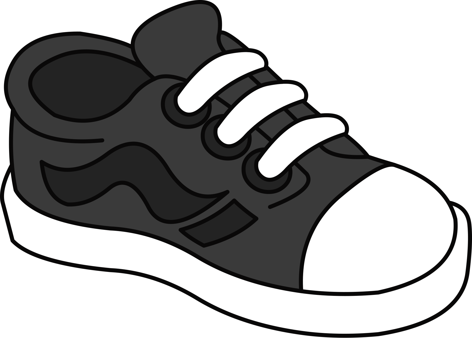 *✿**✿*tenis*✿**✿* - One Shoe Clip Art (1870x1340)