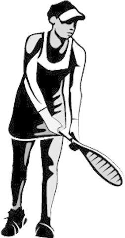 Tennis Girl Tennis Player Clip Art - Tennis (586x512)