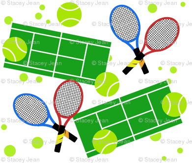 Tennis Match - Tennis Match By Pumpkinbo - Customized Wallpaper Patterns (400x342)
