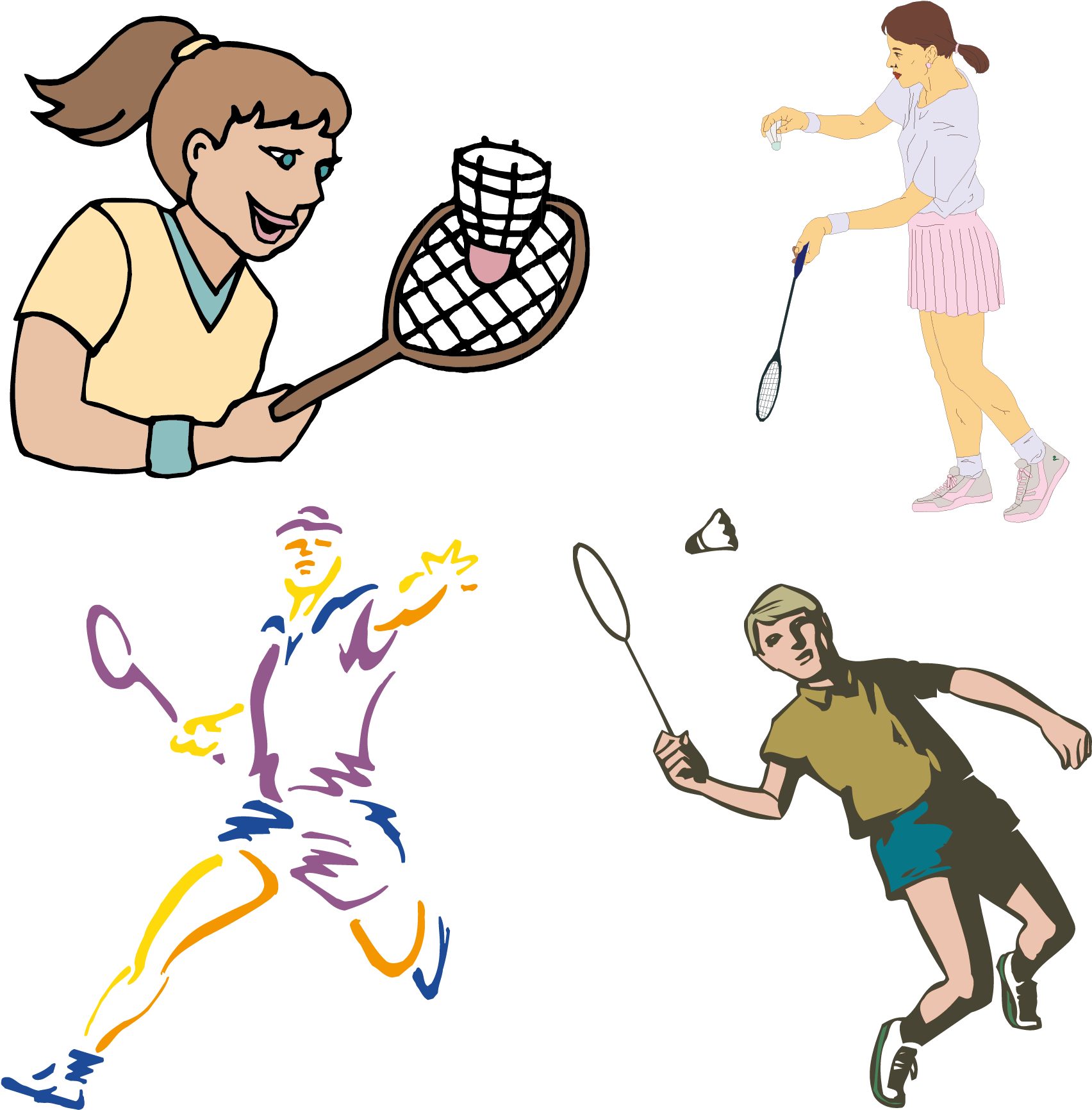 Sport Badminton Clip Art - Sport Badminton Clip Art (2000x2000)