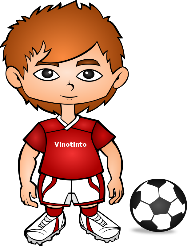 Player Clipart - Soccer Player Clipart (608x800)