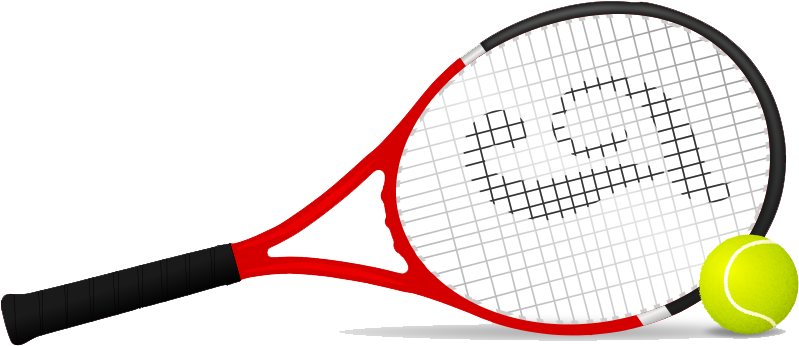 Tennis Transparent - Tennis Racket (800x359)