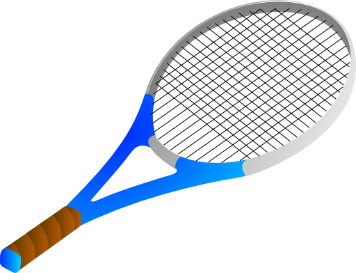 Badminton Racket Clipart (512x392)