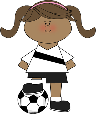 Girl Sport Clipart - Graduating Kinder Clip Art (338x400)