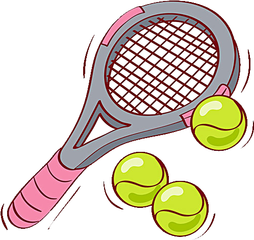 Racket Tennis Ball Illustration - Racket Tennis Ball Illustration (600x600)
