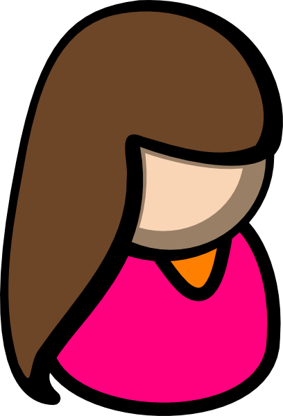 Girl Symbol 1 Clip Art - Symbols Of A Girl (408x599)